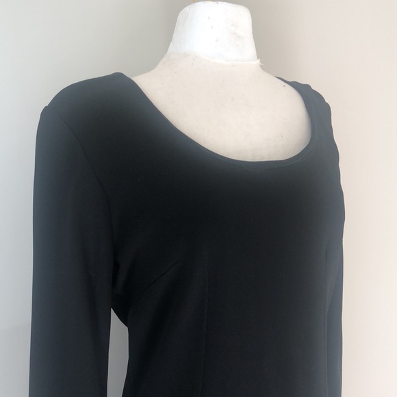 Vintage Black Column Dress - Picture 3 of 3